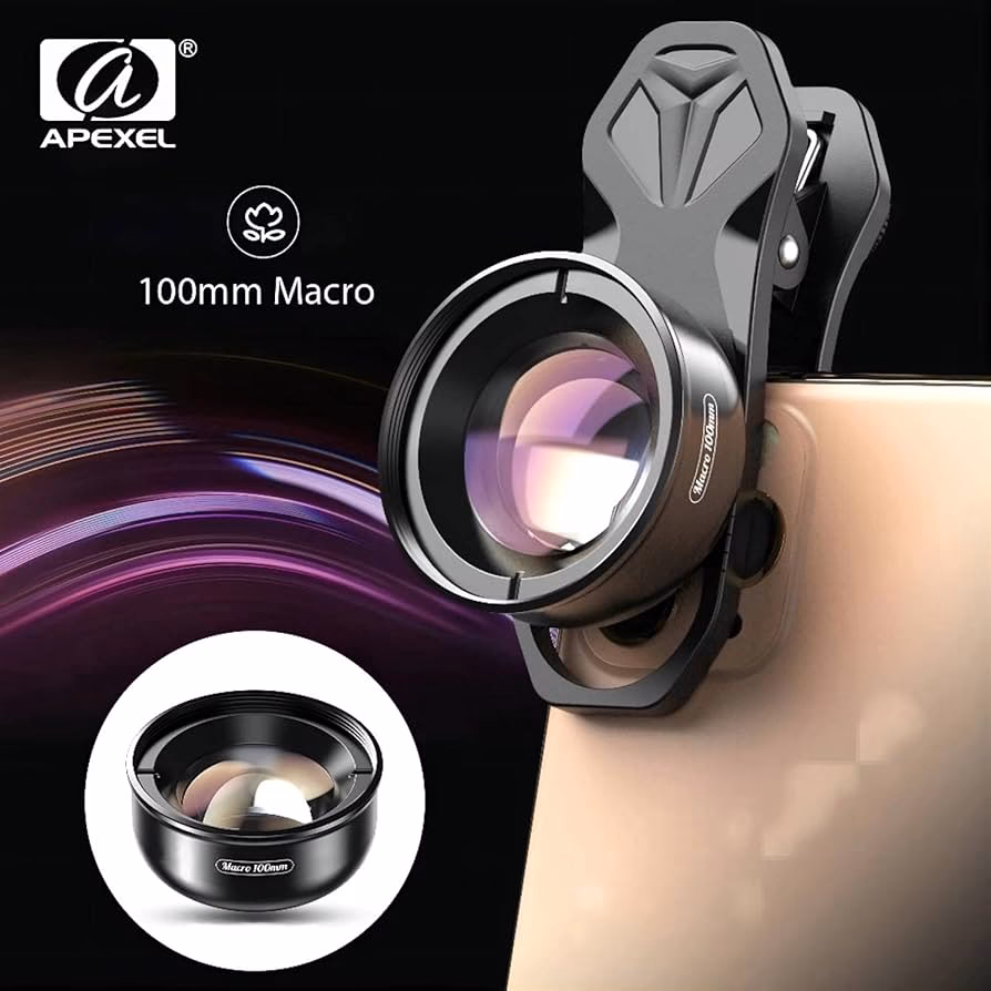 How to use 100mm macro lens for iPhone?