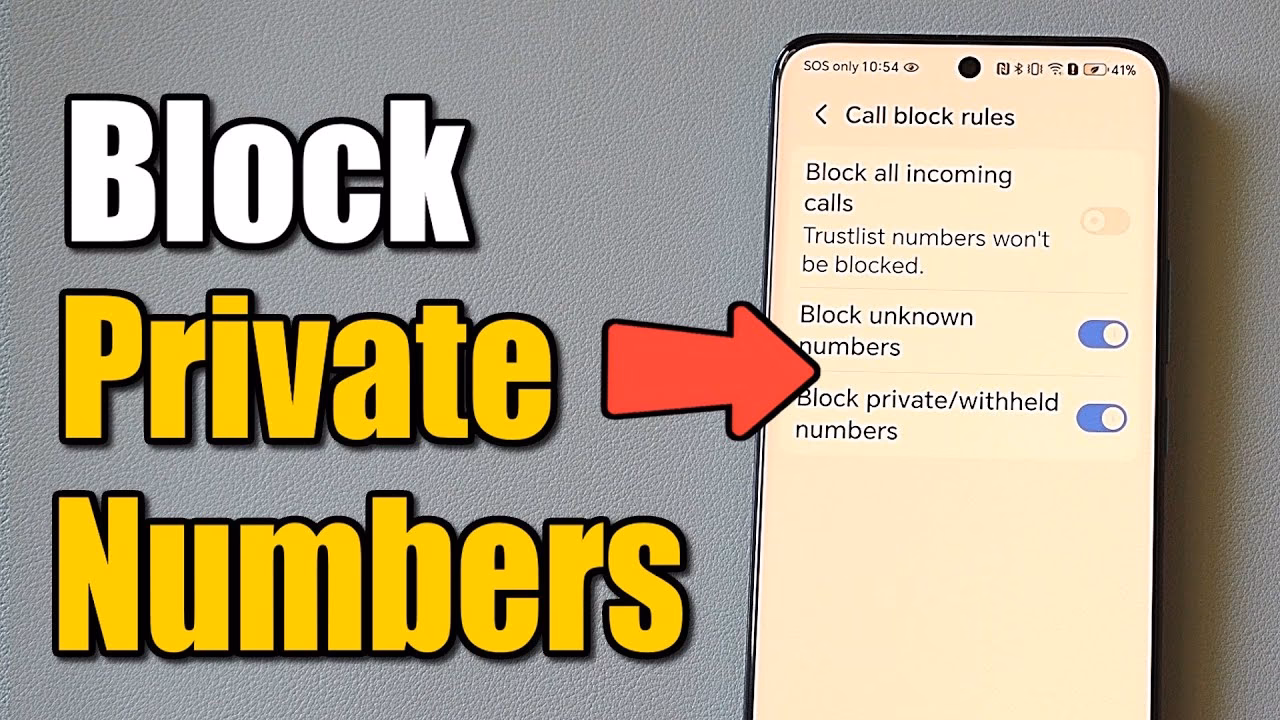 How to block private numbers on Huawei phone?