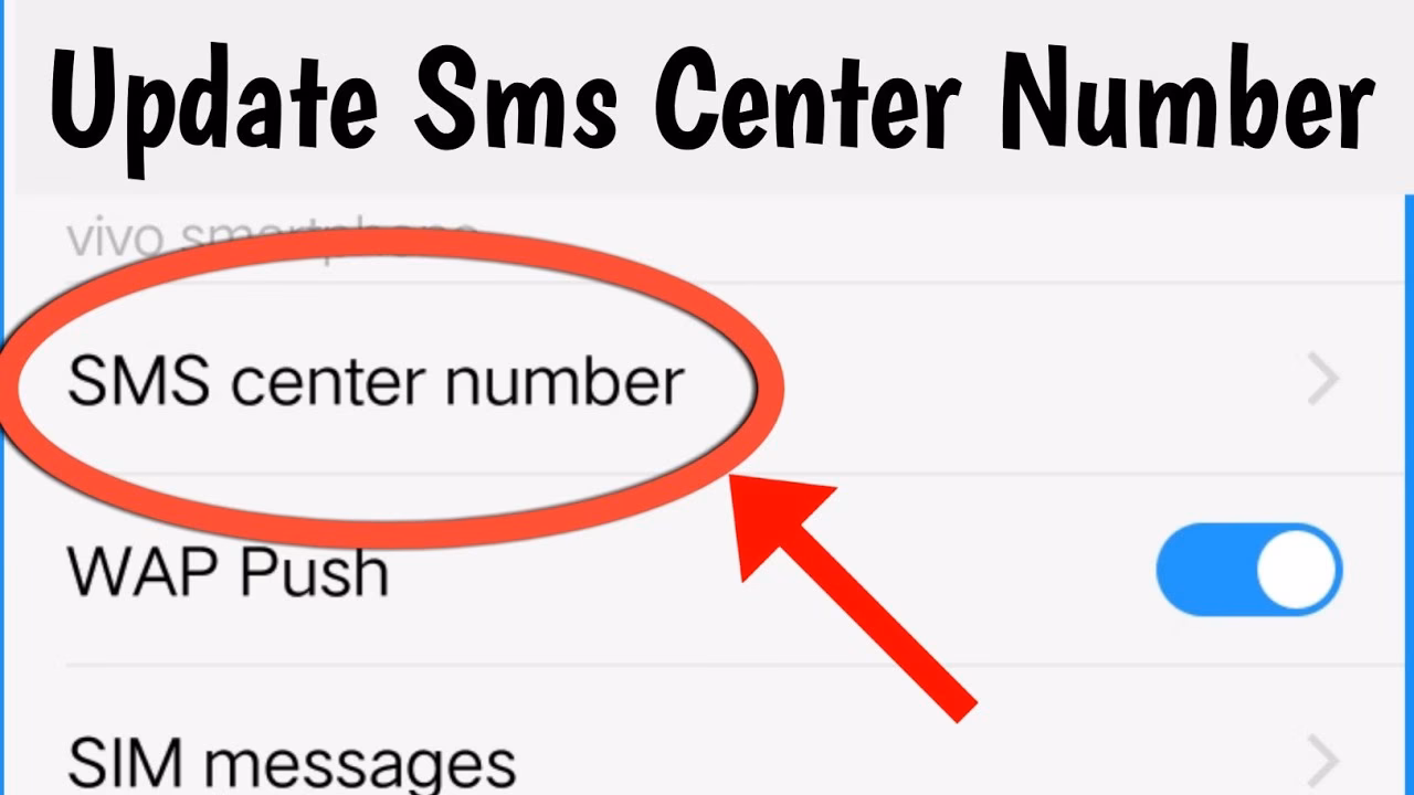 How to find SMSC number on iPhone?