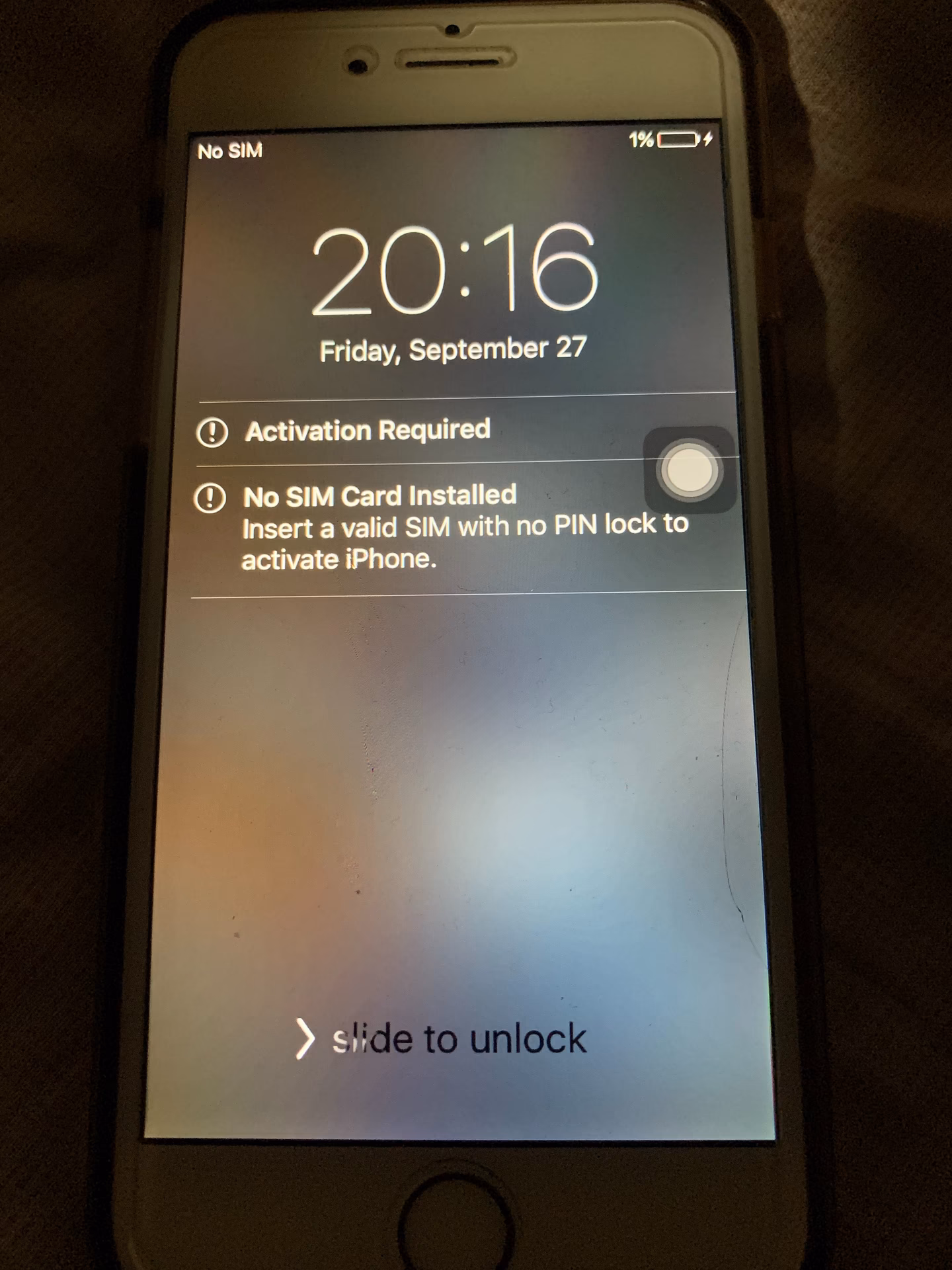 Why is my iPhone SIM not working?