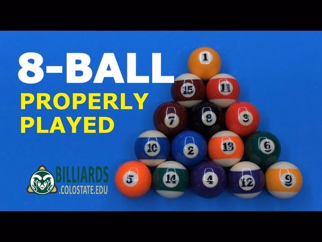 How many balls are in a 8 ball pool?