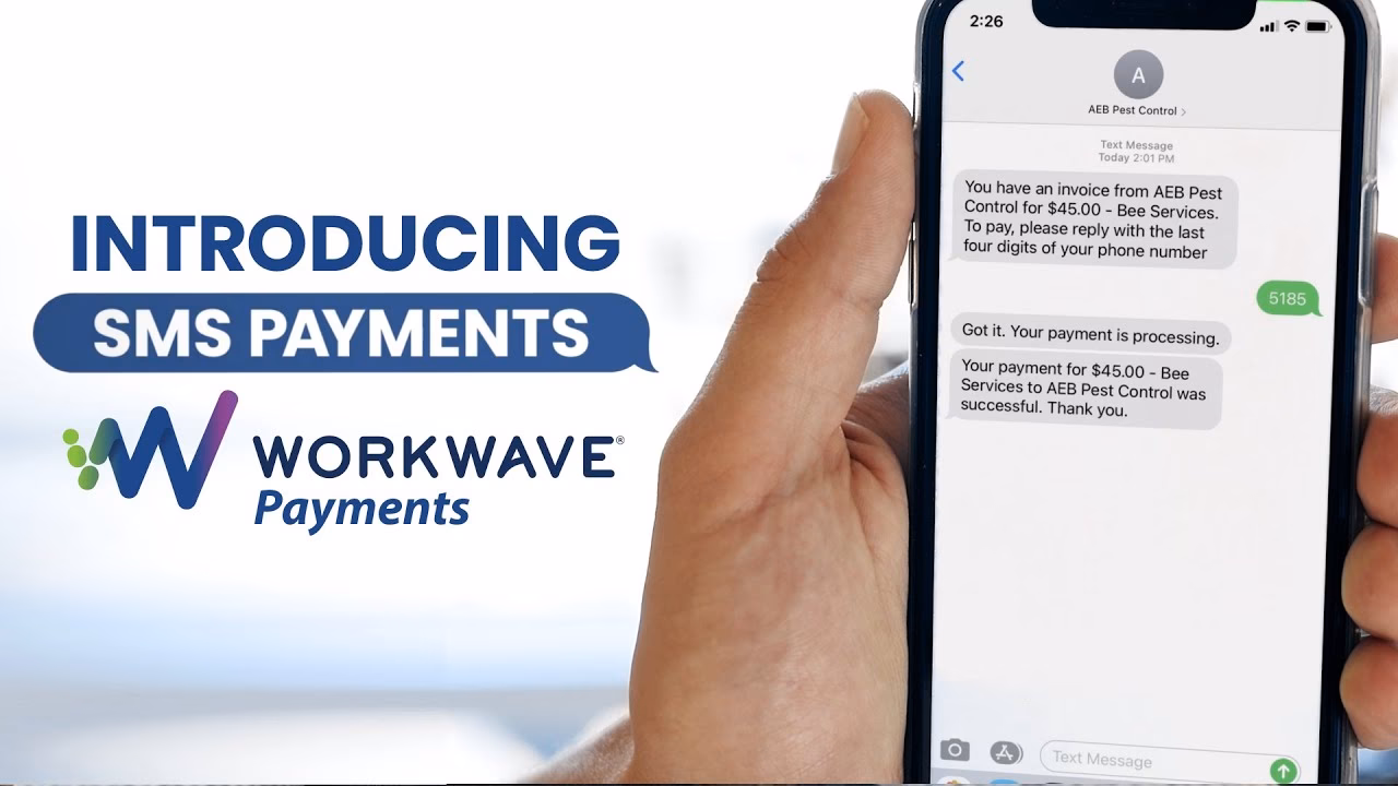 How do I pay for a product via a text message?