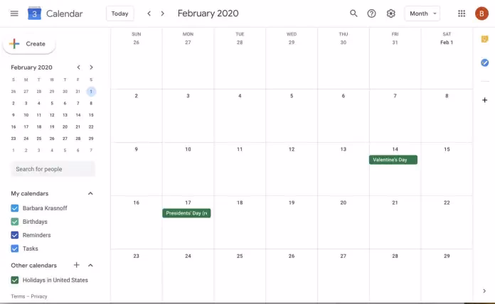 How do I use Google Calendar on Windows 10?