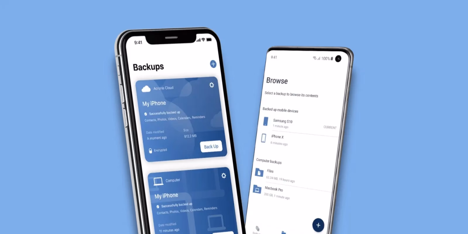 Does Acronis mobile support NAS?
