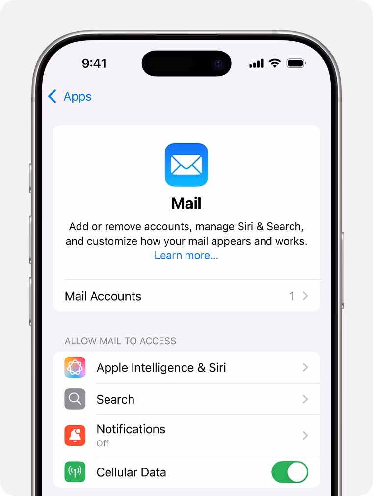 Can I add more than one email account on my iPhone?
