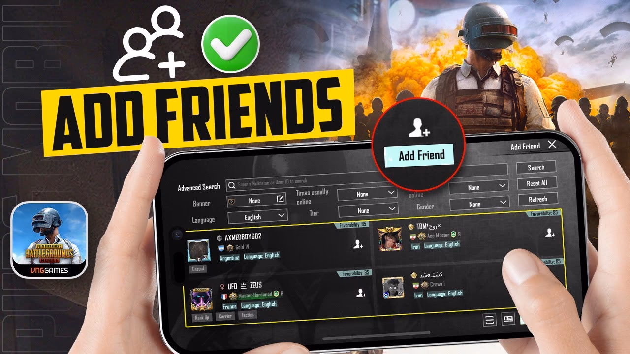 How to delete friends in PUBG Mobile?