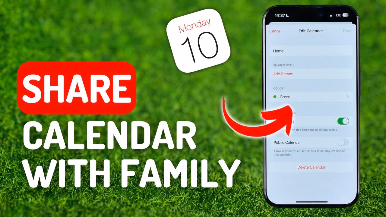 How to use iCloud calendar on iPhone?