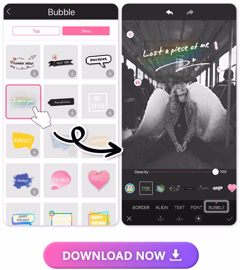 How do I add a text layer to a photo?