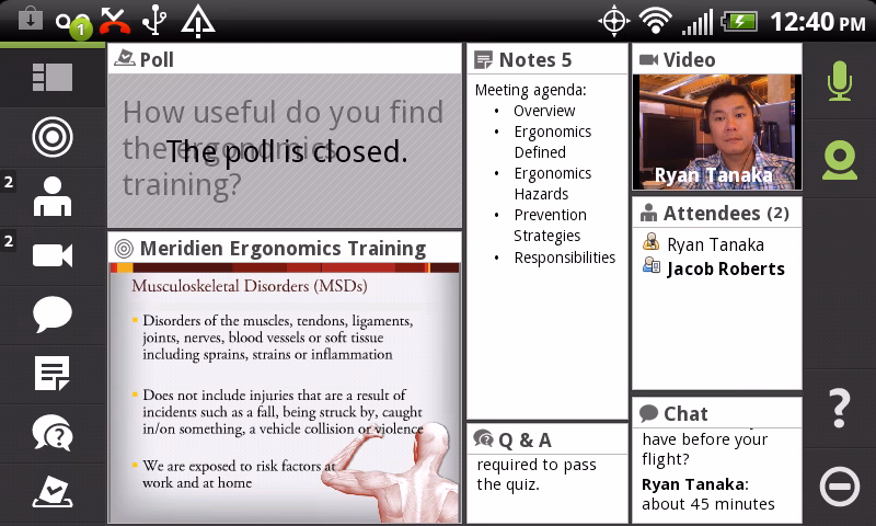 Can Adobe Connect be viewed on mobile devices?