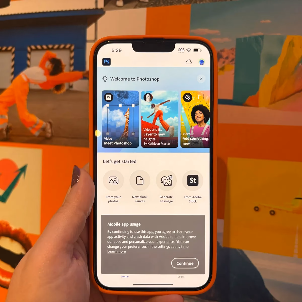 How do I animate an air for iOS document?