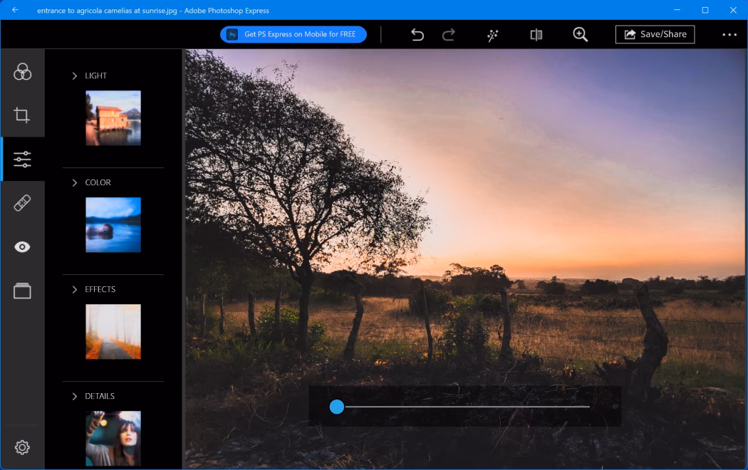 What is Adobe Photoshop Express?