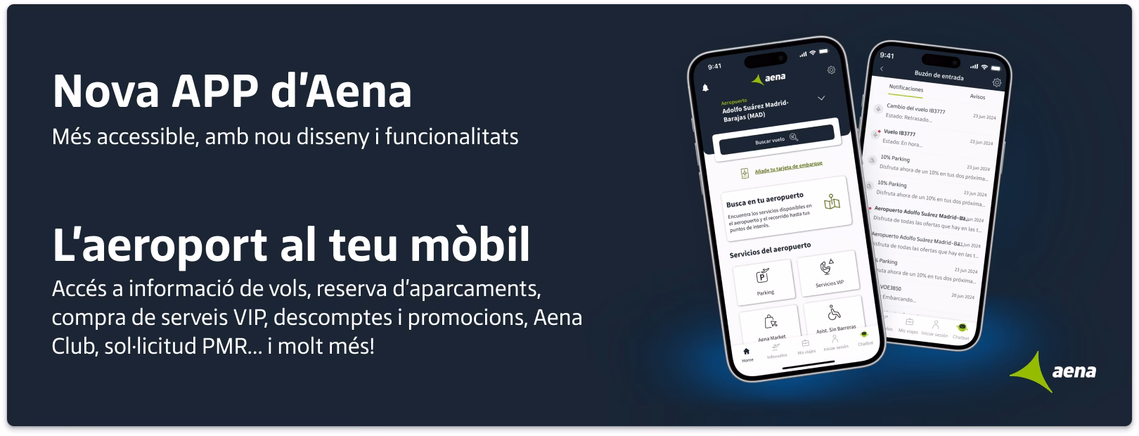 What services does Aena offer?