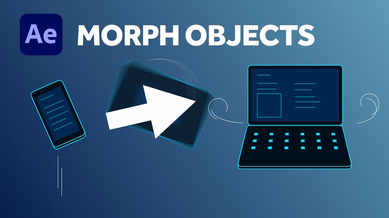 How do I add a morph effect in after effects?