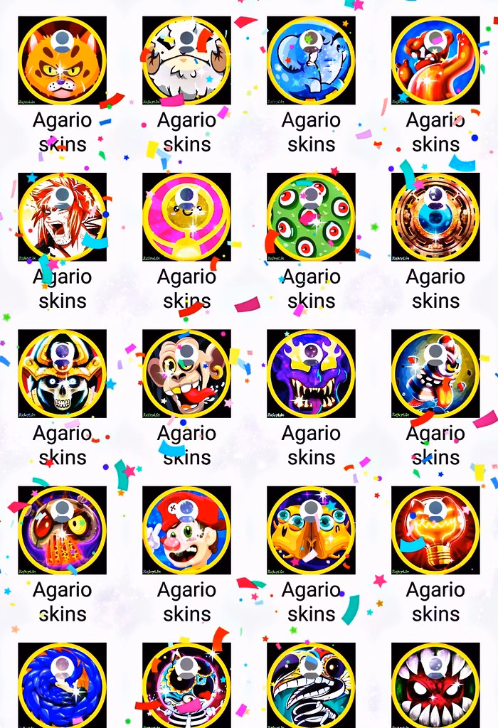 How many agario skin posts are there?