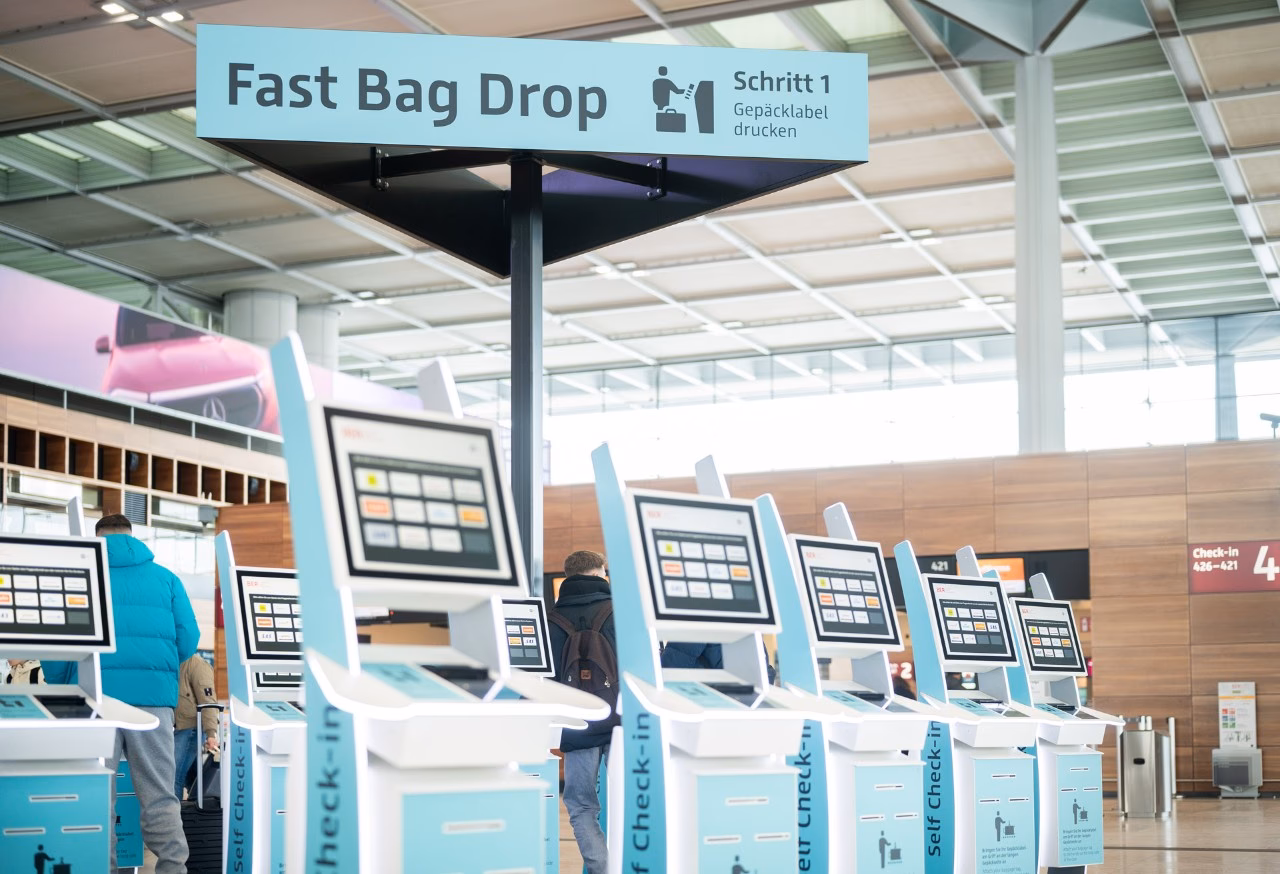 How do I check in with my boarding pass?