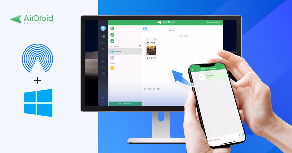 How to clone airdrop from iPhone to PC?