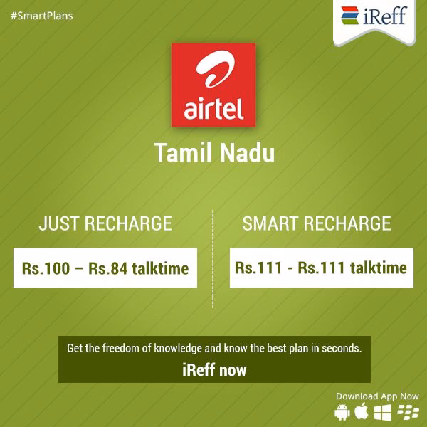 How to get Airtel all plans recharge plan in Tamilnadu?