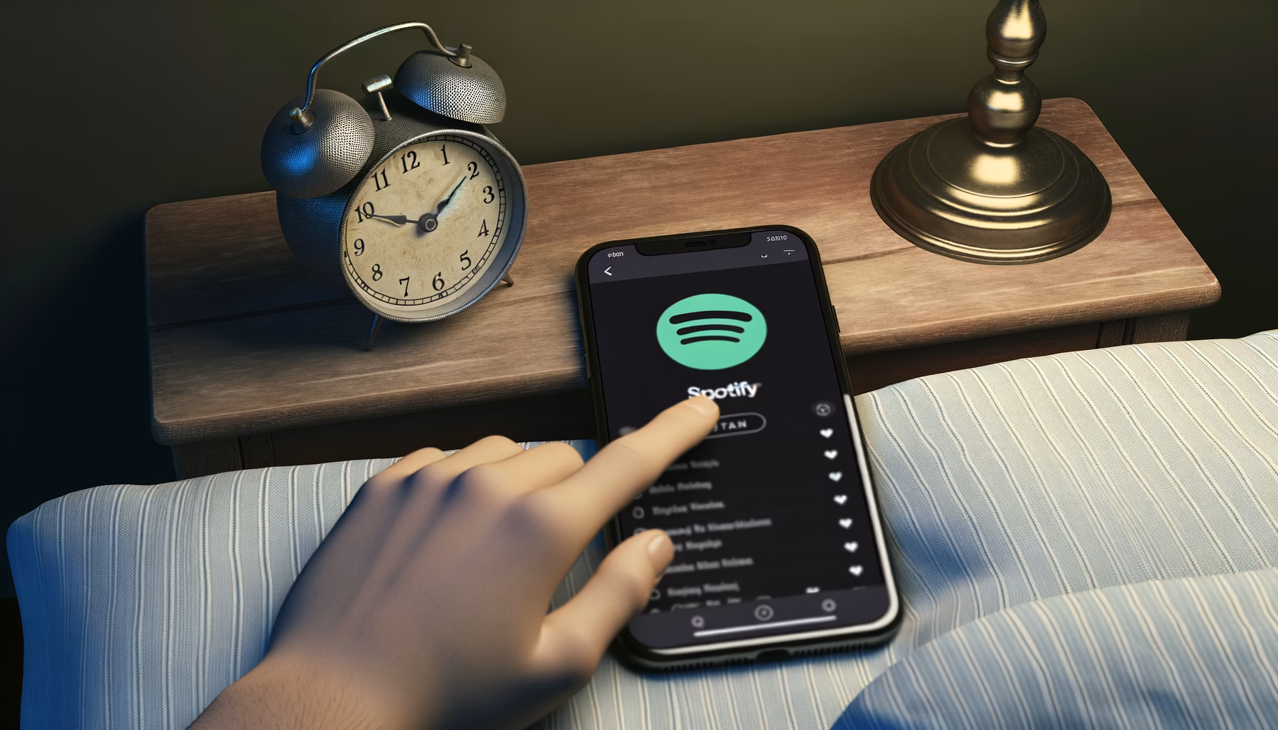Which alarm app should I use for Spotify?