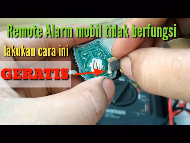 Apa fungsi sensor pada alarm mobil?