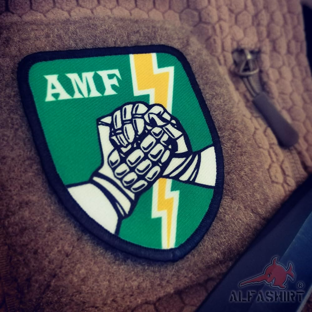How many NATO troops were in the AMF?