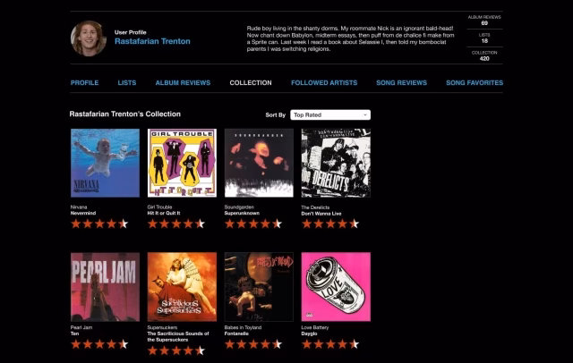 What was the sound design of AllMusic?