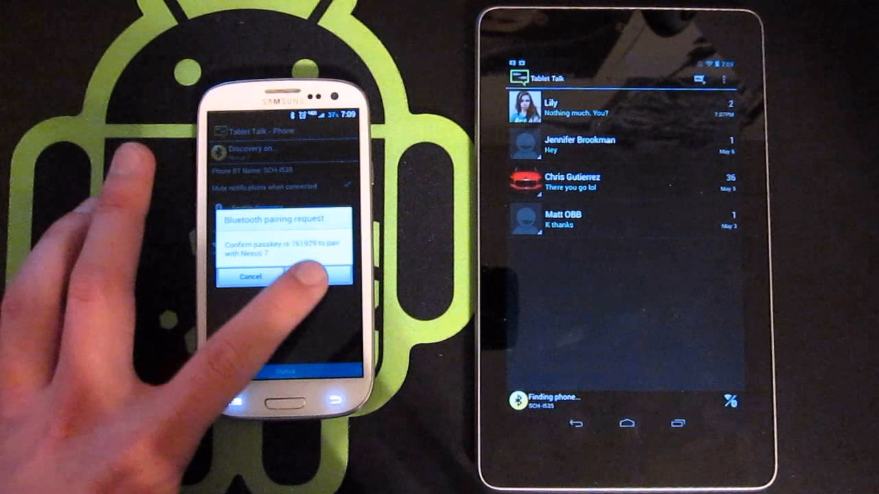 How to make phone calls using Bluetooth on Android tablet?