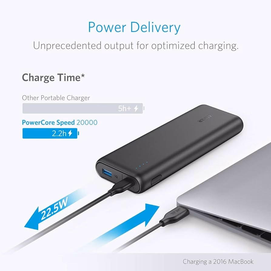 Why is Anker PowerCore speed 20000 PD so slow?