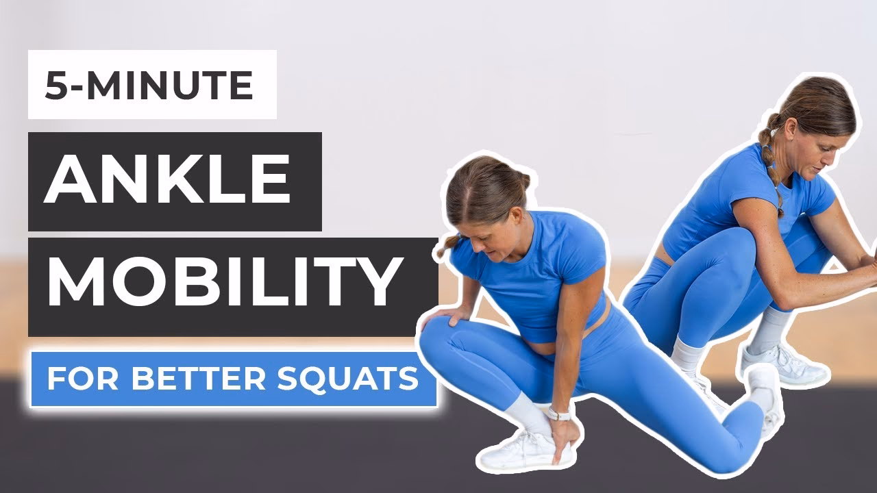 How do I train my ankles for squats?