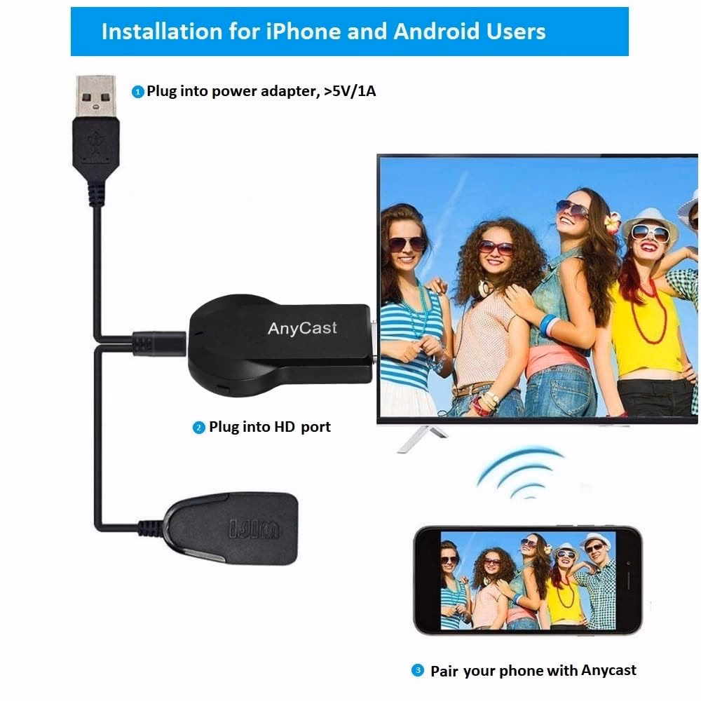 Why is my anycast m2 plus not connecting to WiFi?