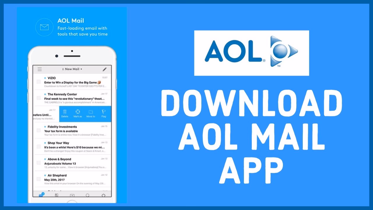 How do I add AOL Mail to my iOS device?