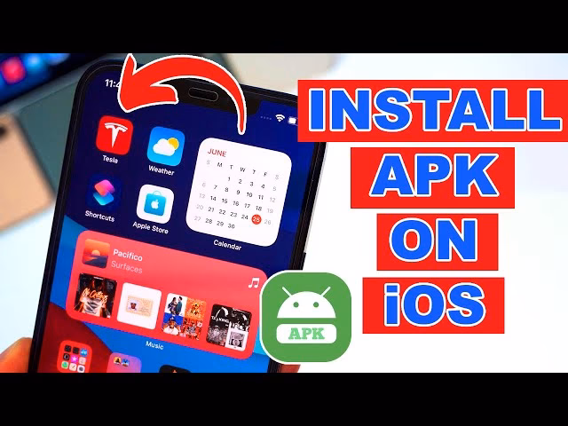 Can APK files run on iOS devices?