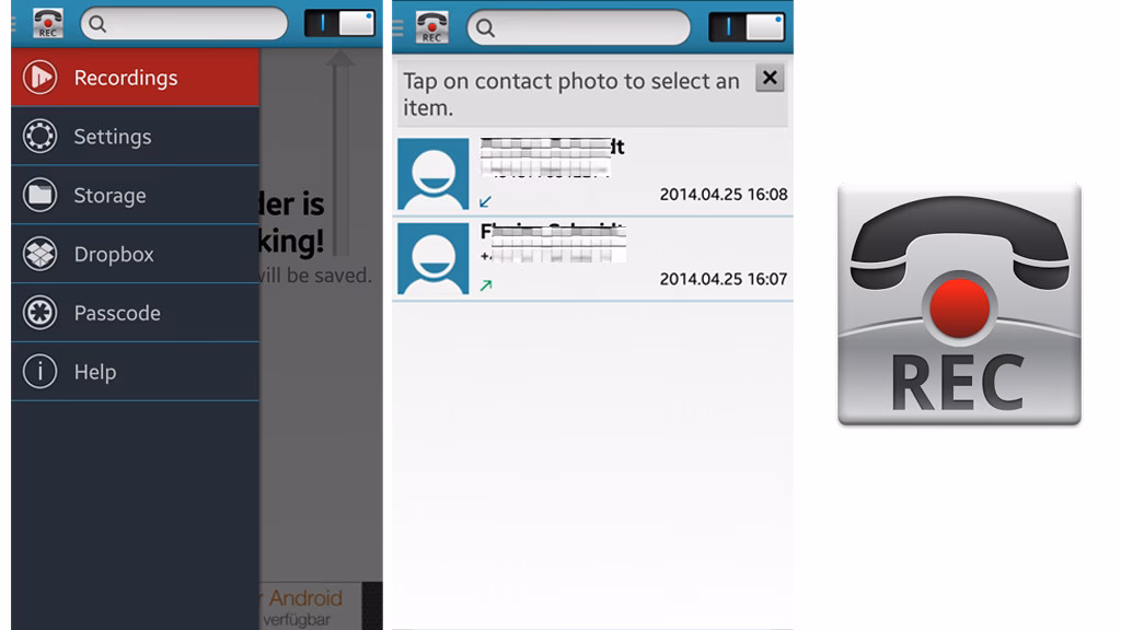 Wie kann ich ein Telefongespräch aufnehmen?