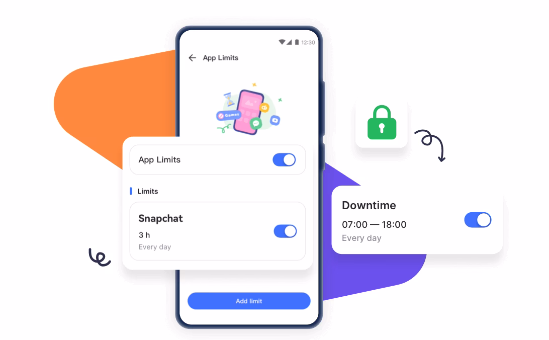 How do I block apps & websites?