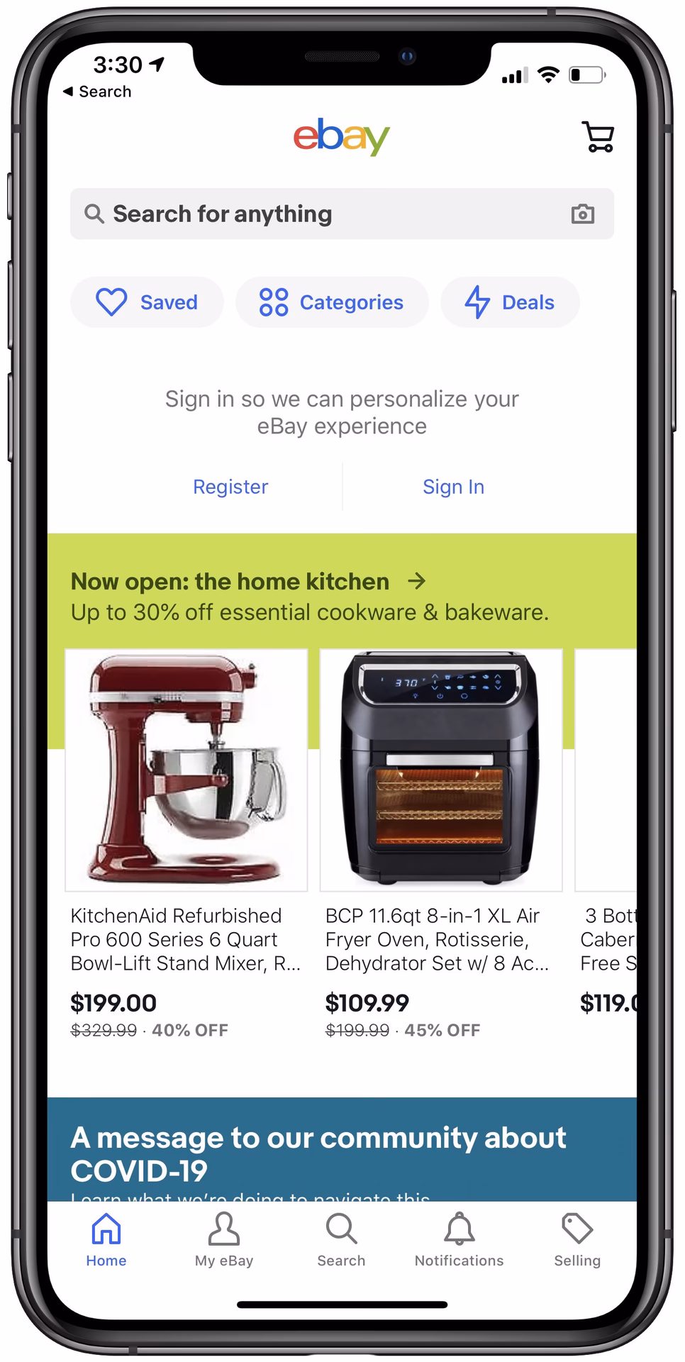 What apps can I download from eBay?