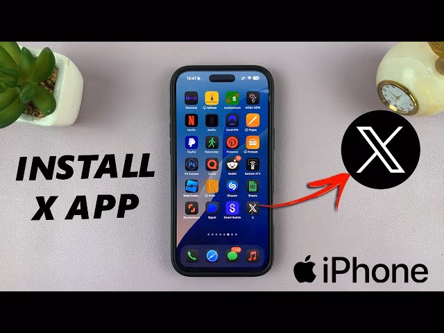 How to install apps on iPhone X?
