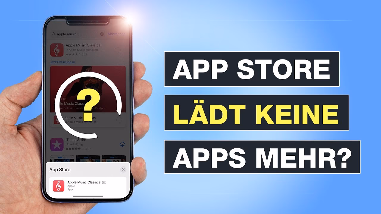 Was tun wenn ich keine Apps lädt oder aktualisiere?