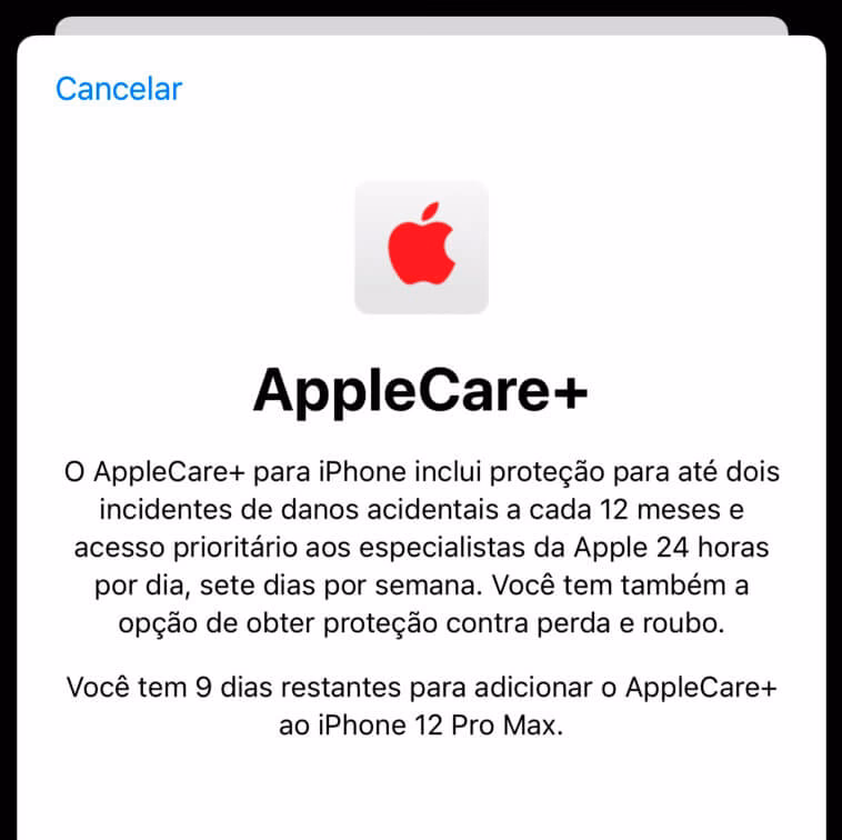 Qual o horário de atendimento do suporte da Apple?