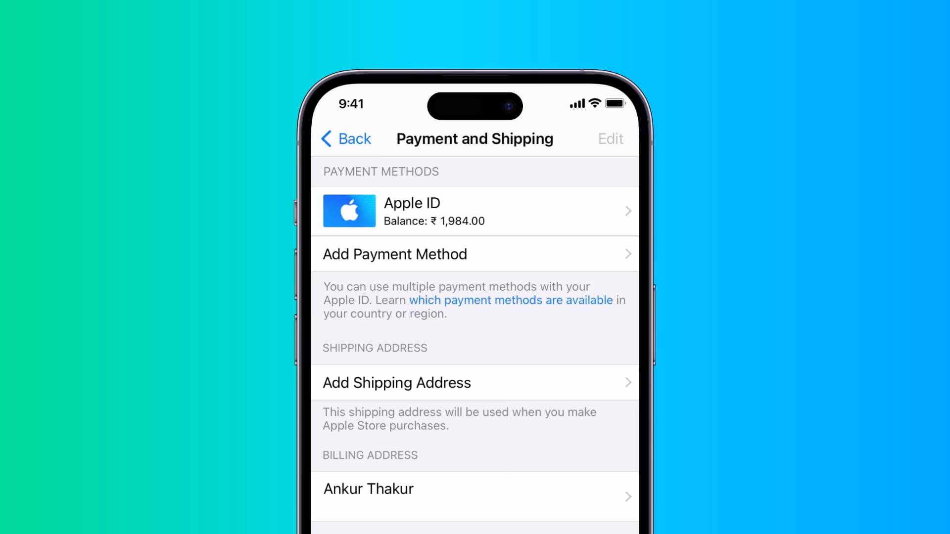 How do I set a home address in iOS 18?