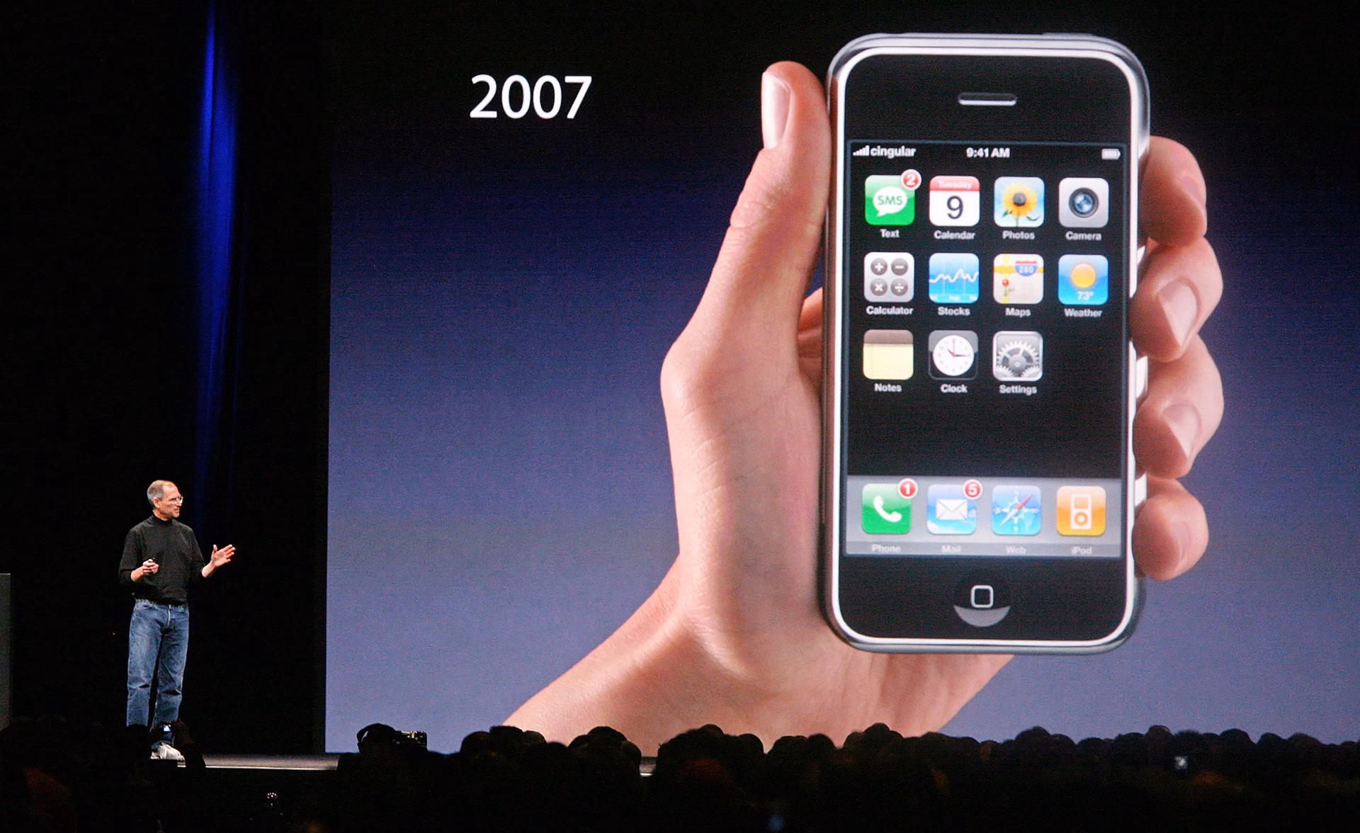 When did Steve Jobs get the iPhone?