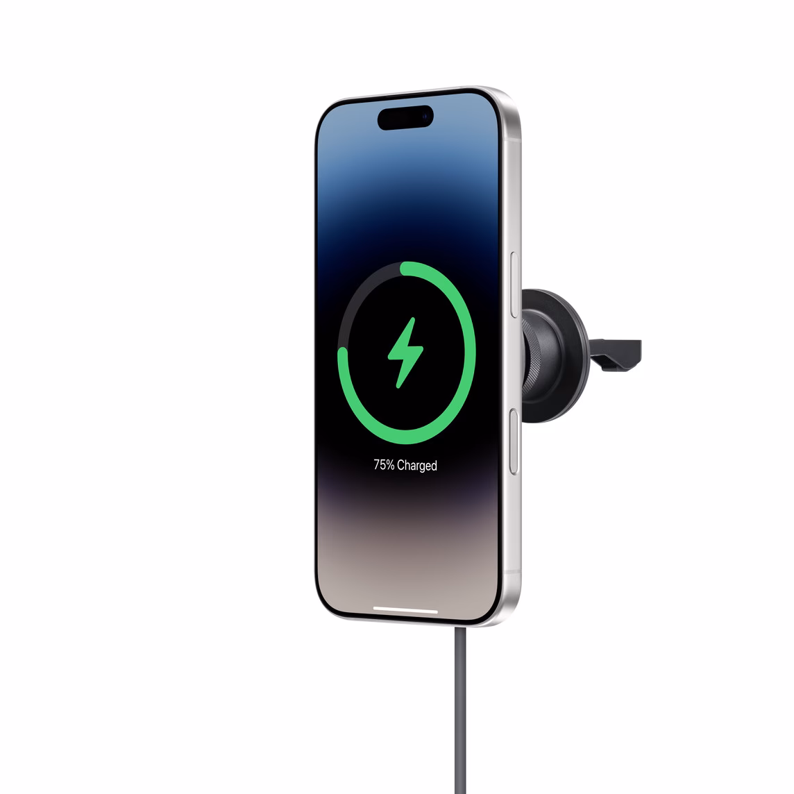 How do I mount my iPhone to my car?