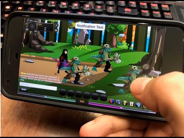 Can I play AQW on my phone?