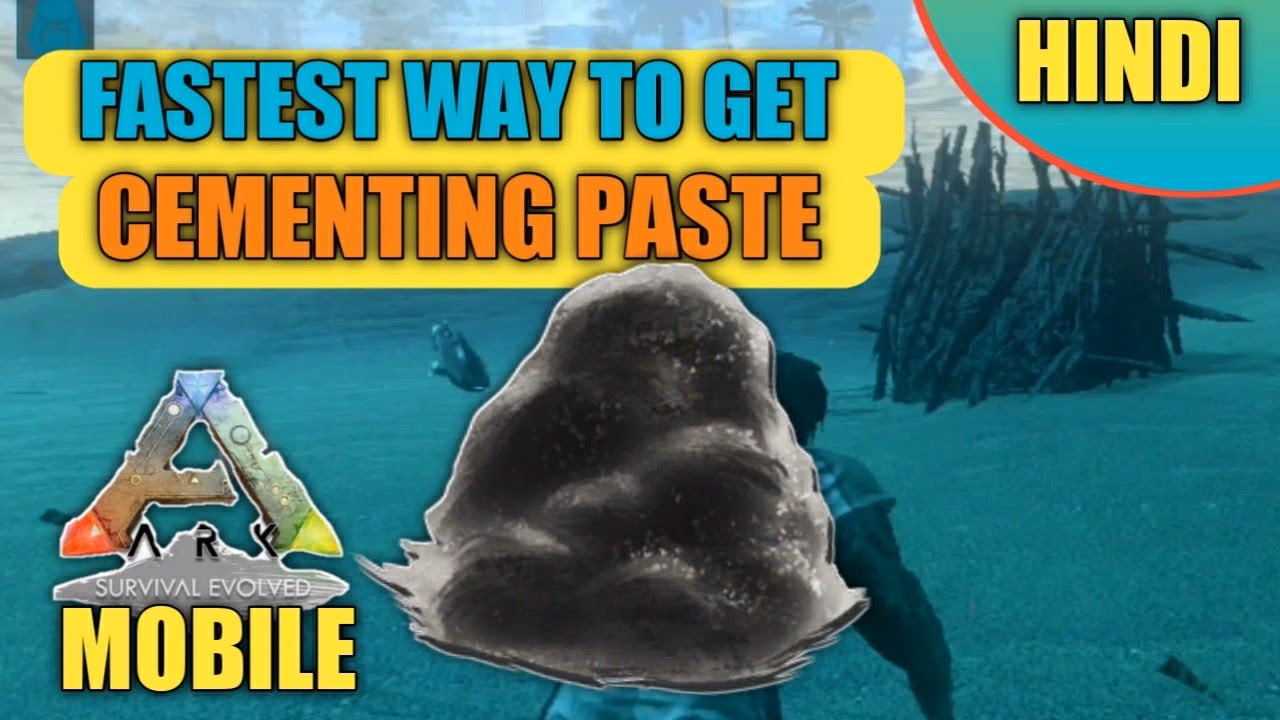 Where can I find cementing paste in Ark Survival Evolved?