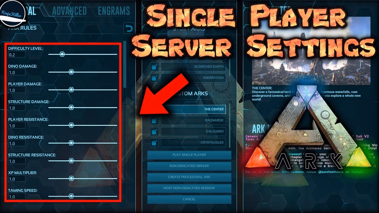 How do I Play Ark on a single player?