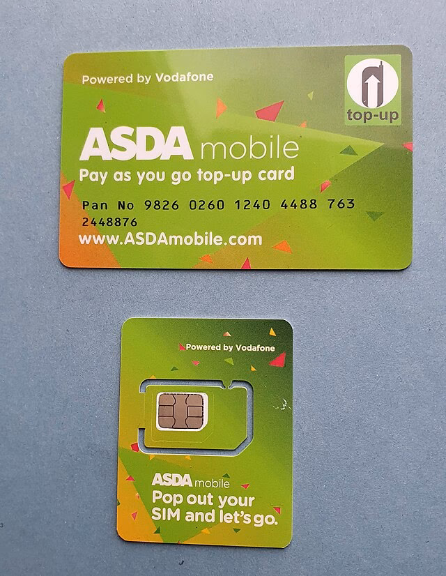 How do I top up my Asda Mobile phone?