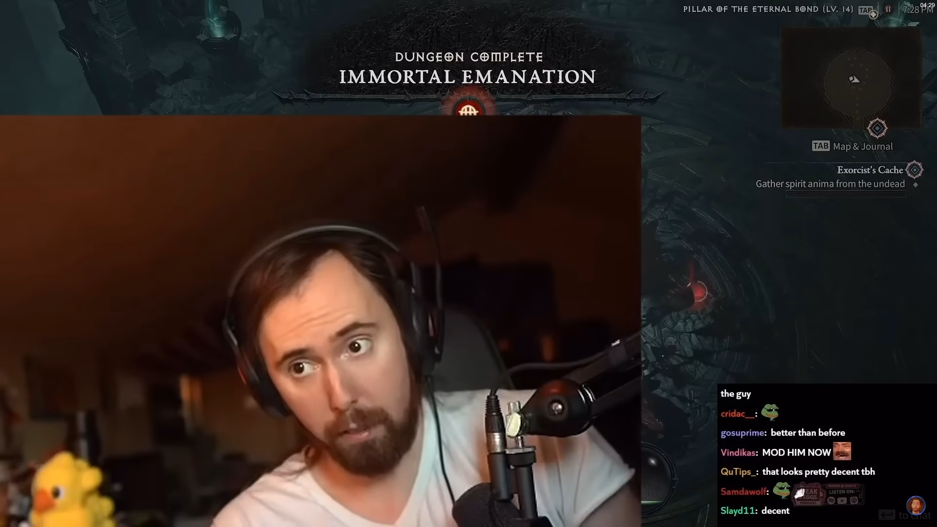 Is asmongold a good MMORPG streamer?