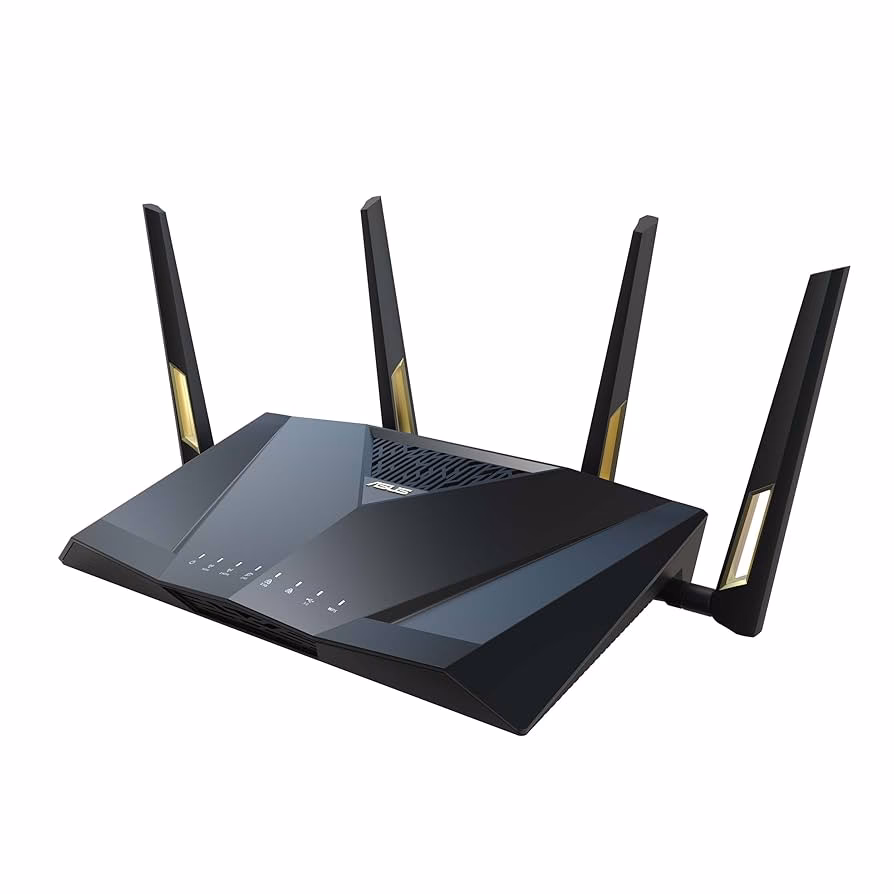 Which Asus router can tether an iPhone to a USB port?