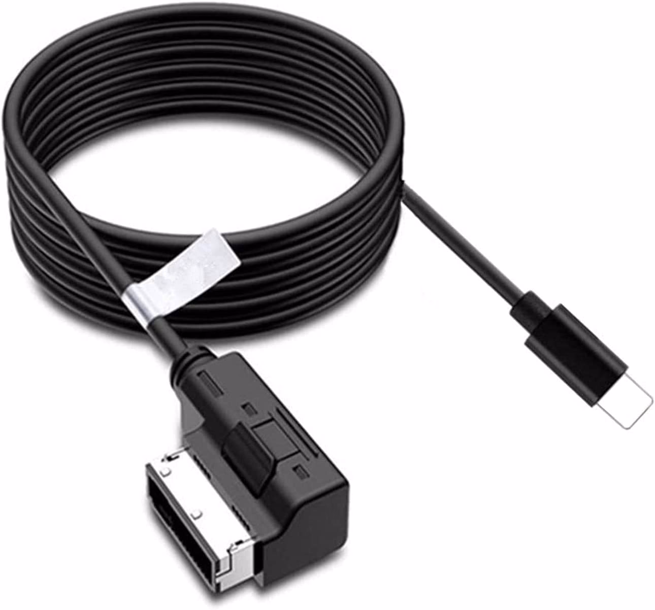 How do I connect my iPod to the Audi Music interface?