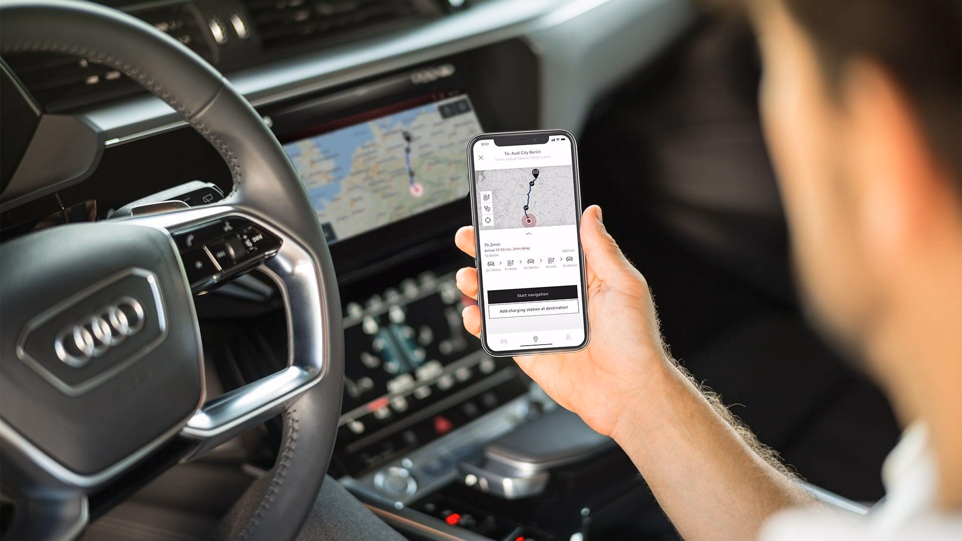 What apps does Audi offer?