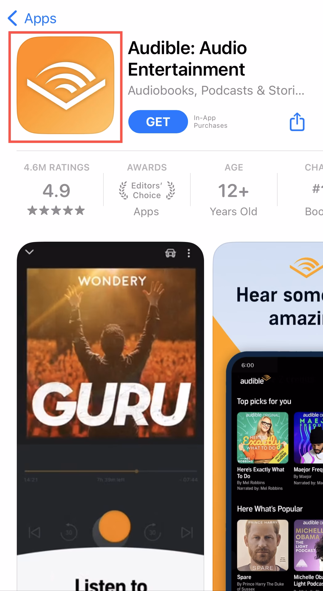 What is audible Premium Plus?