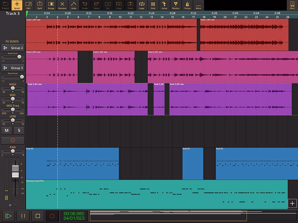 Which VST effects are available in Audio Evolution mobile?